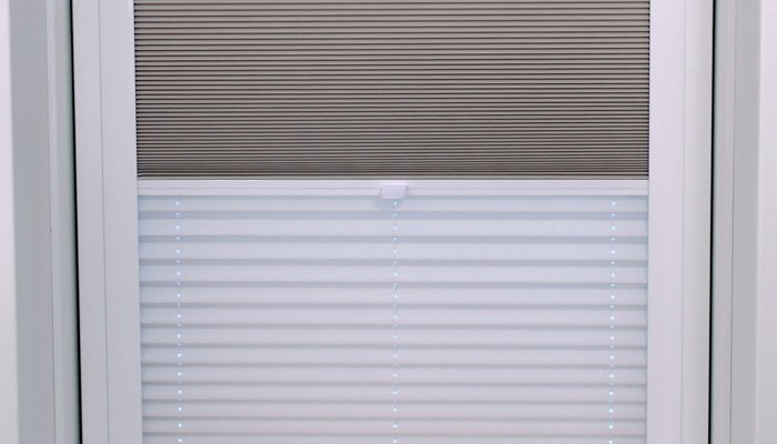 Store plissé double