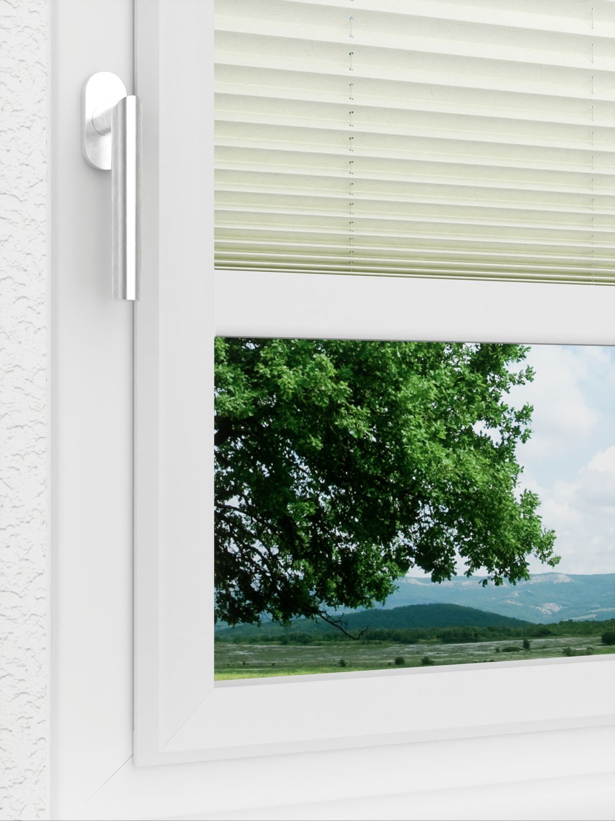 Detailansicht LYSEL HOME Plissé 241A Crush Pearl