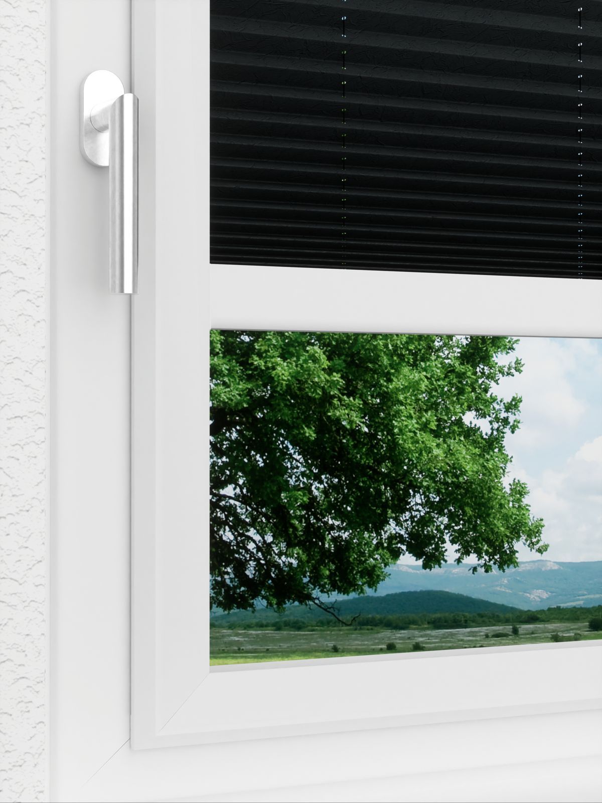 Detailansicht LYSEL HOME Plissé 301A Crush Pearl
