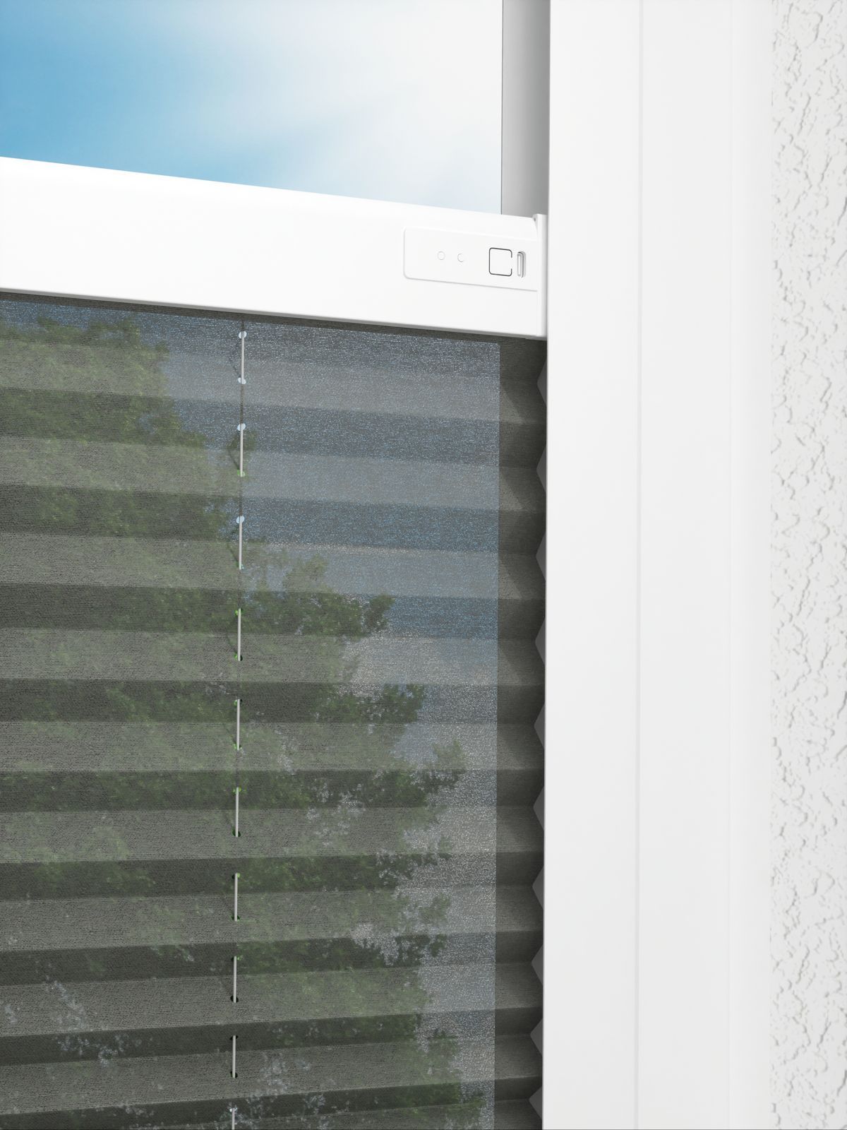 Detailansicht LYSEL HOME Plissé 112A Nero