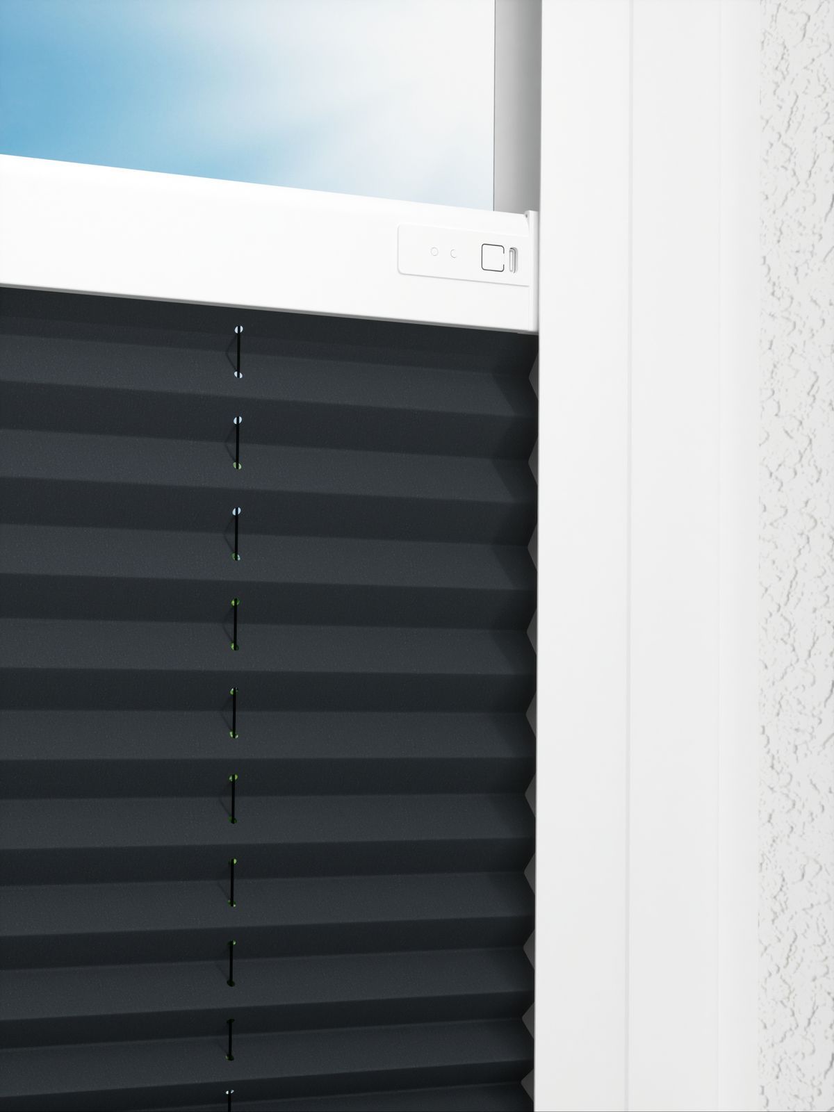 Detailansicht LYSEL HOME Plissé 123A Ampta Pearl