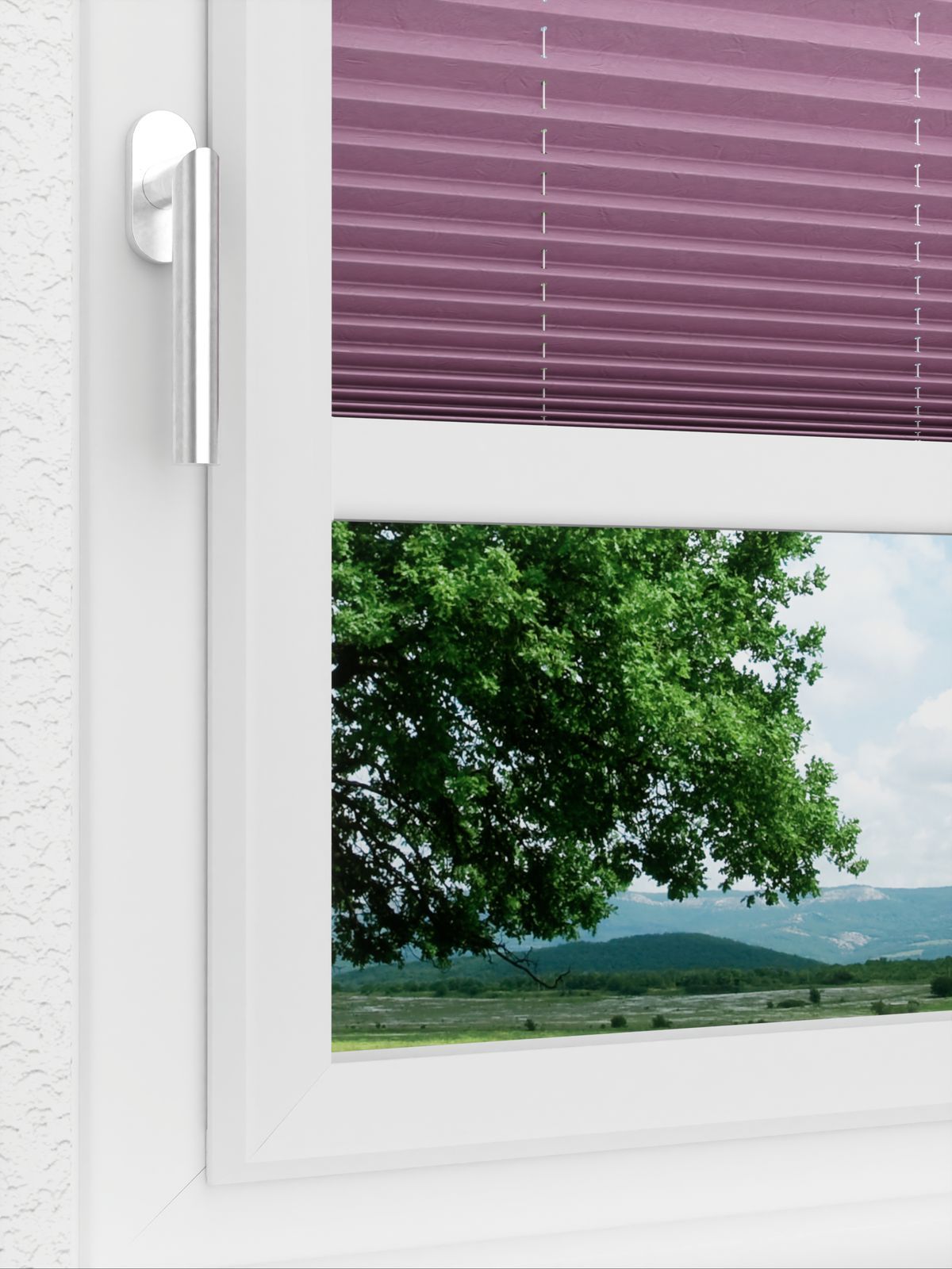 Detailansicht LYSEL HOME Plissee 421A Pearly Crush