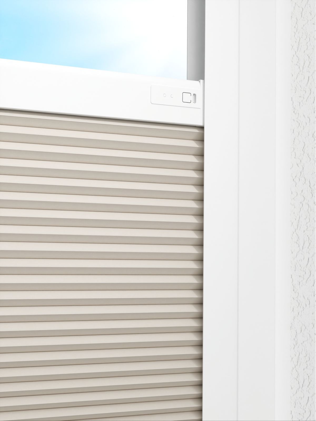Detailansicht LYSEL HOME Plissee 012A Nana BO Wabe