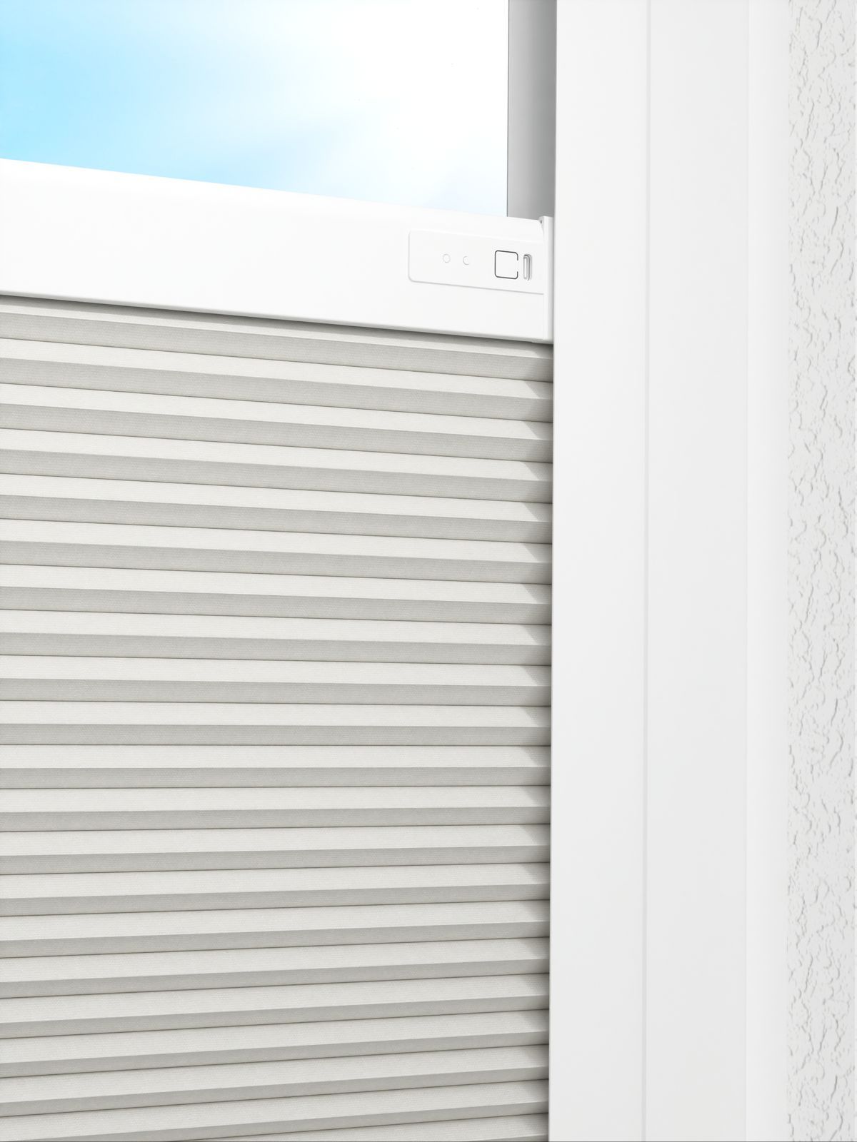Detailansicht LYSEL HOME Plissee 019A Calluna Wabe