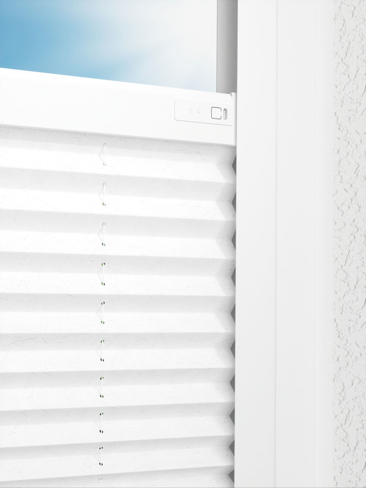 Detailansicht LYSEL HOME Plissé 124B Crush Pearl