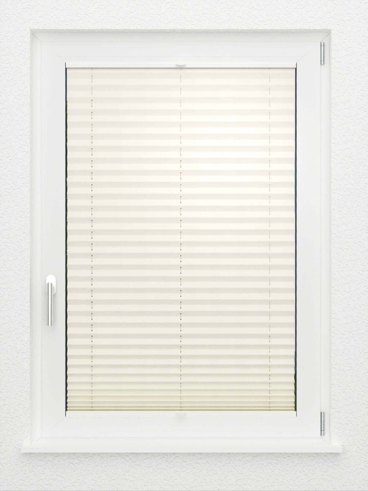 Detailansicht LYSEL HOME Plissé 101A Crepe Pearl