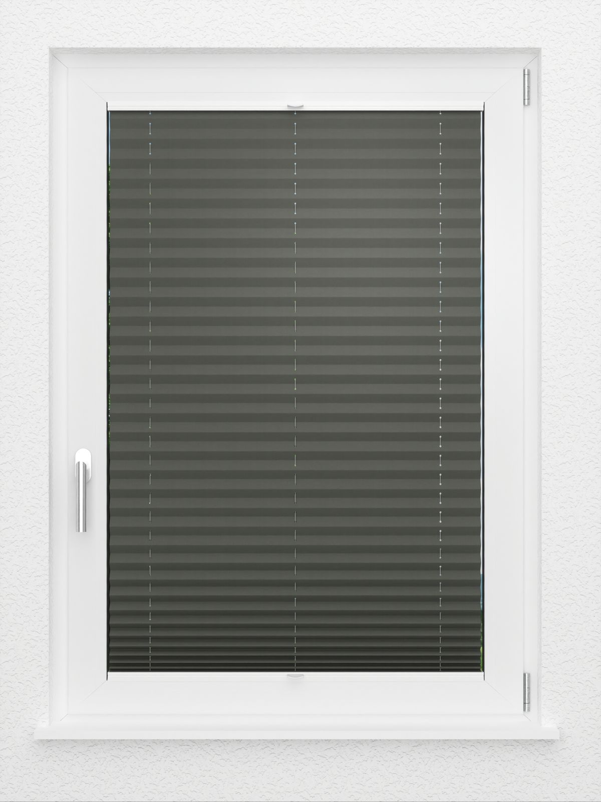 Detailansicht LYSEL HOME Plissé 211A Crepe Pearl