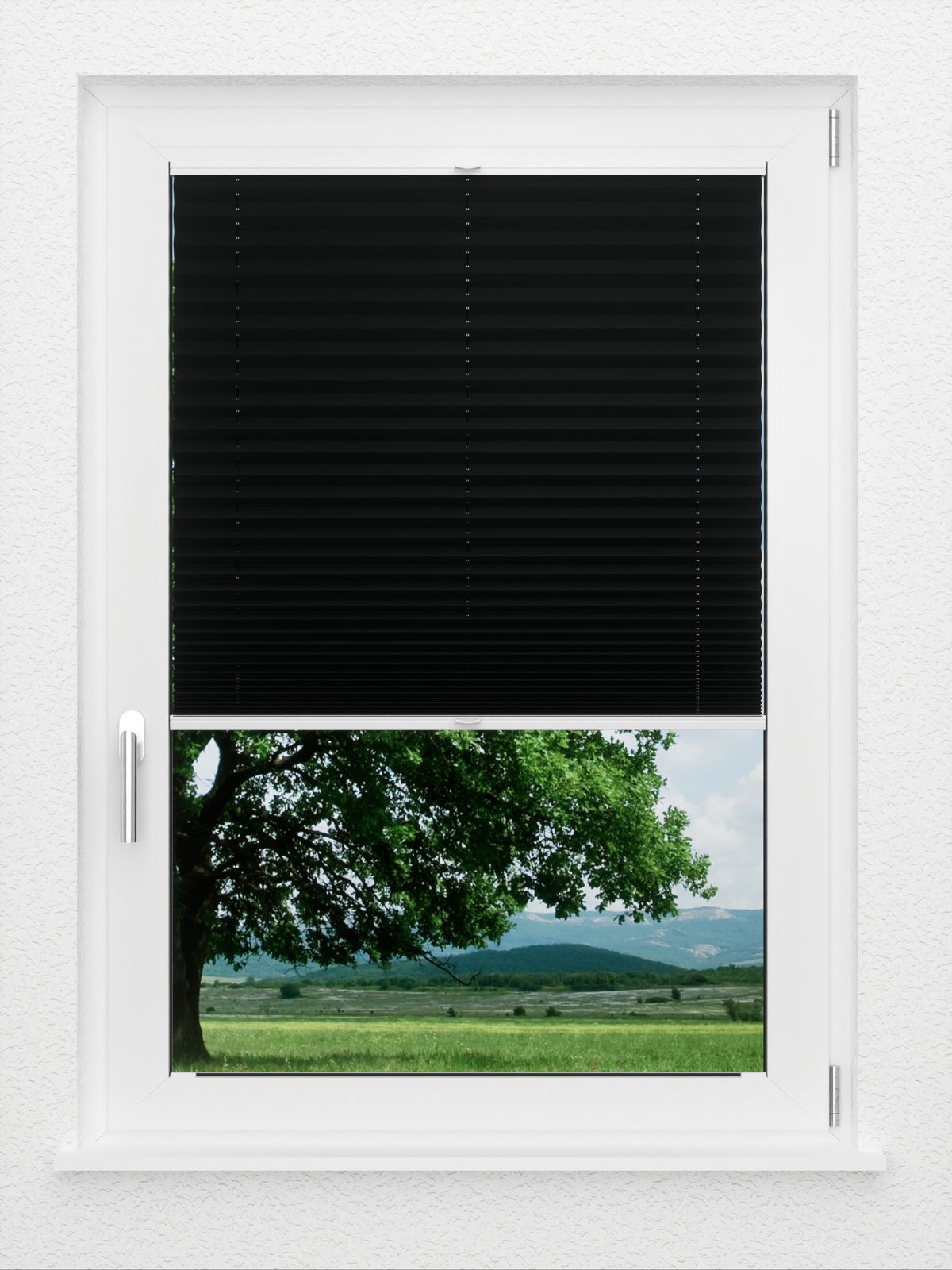 Detailansicht LYSEL HOME Plissé 240A Krepp Pearl