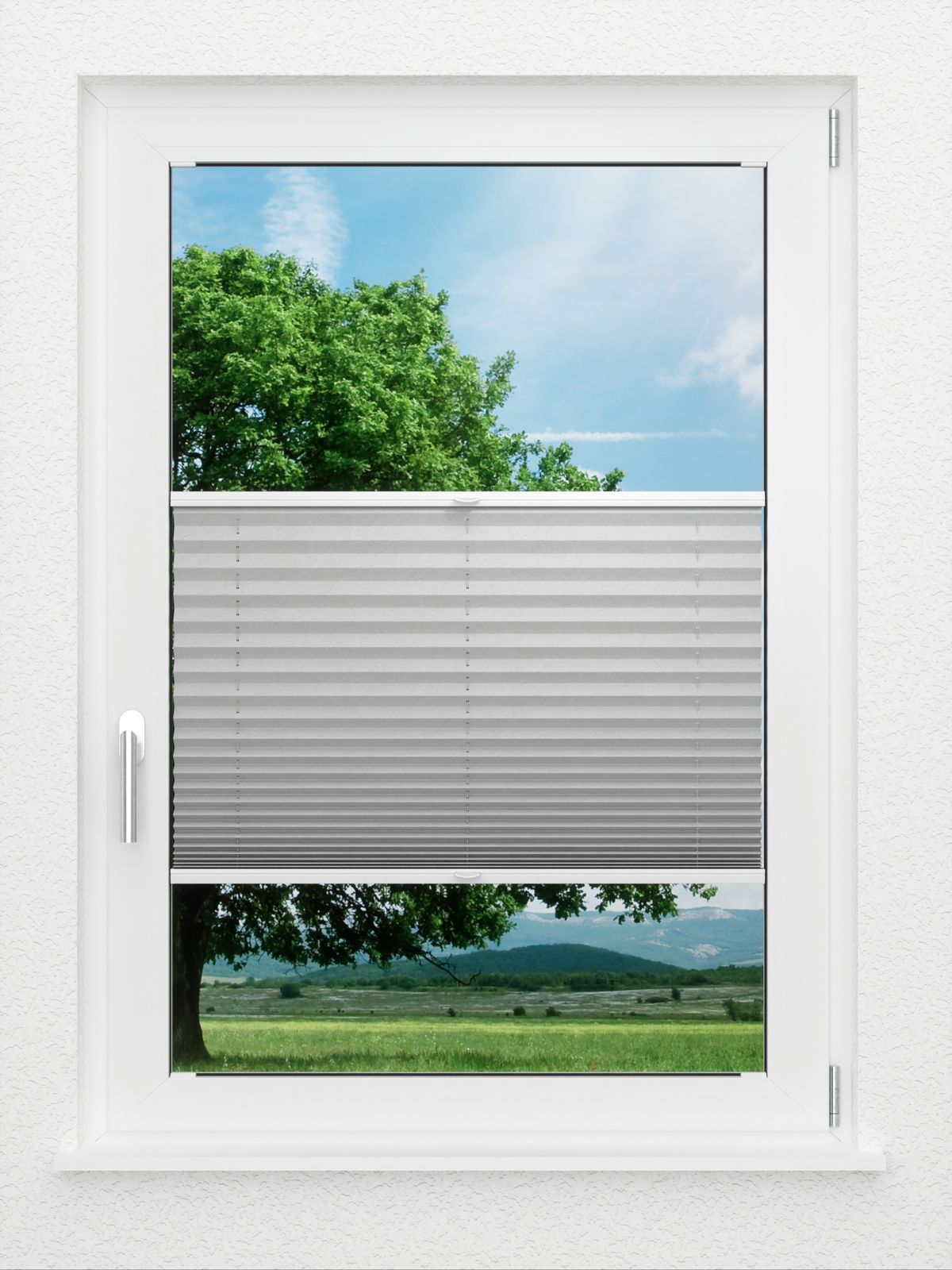 Detailansicht LYSEL HOME Plissé 239A Crush Pearl