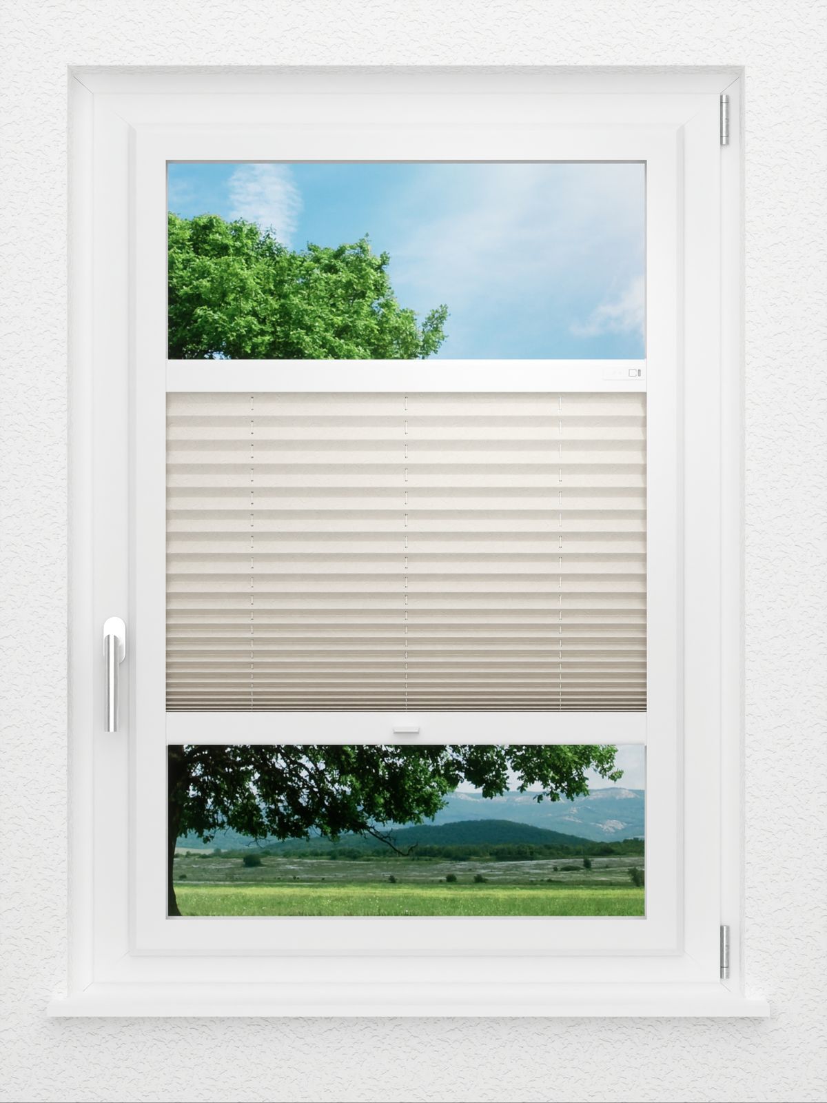 Detailansicht LYSEL HOME Plissé 141A Crush Pearl