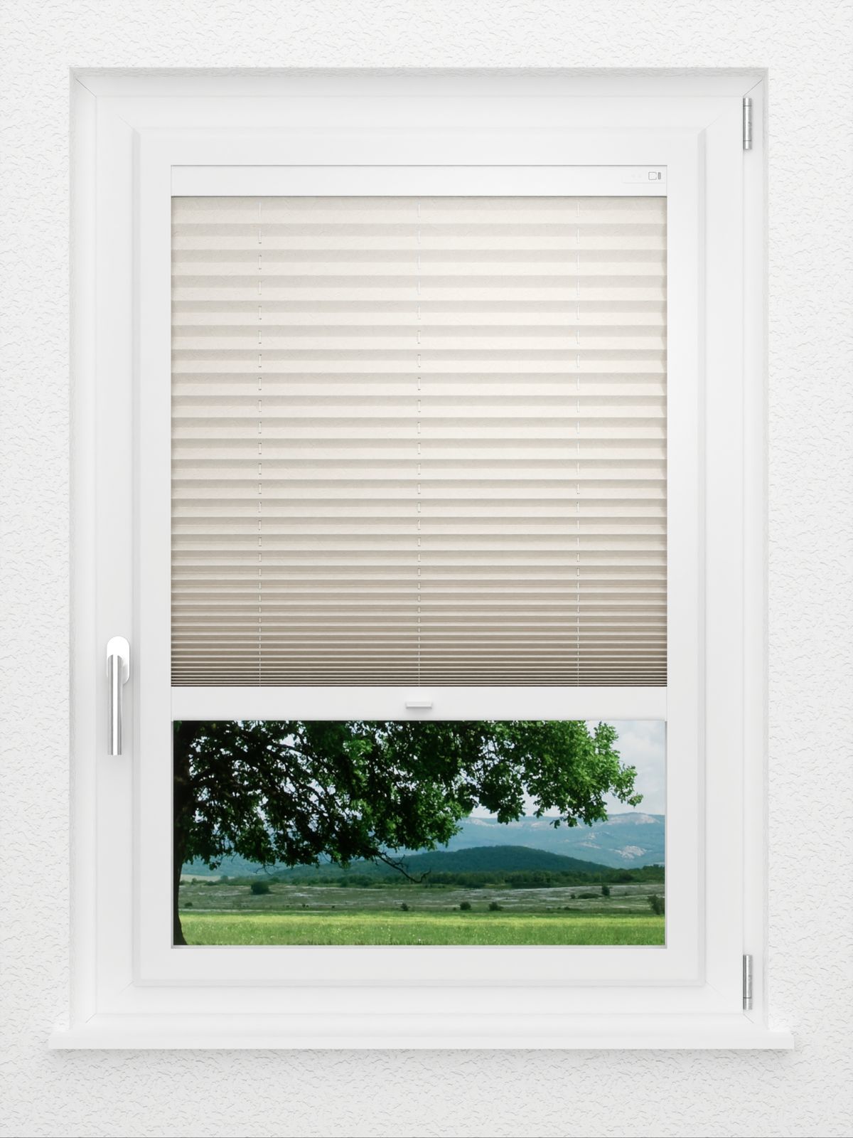 Detailansicht LYSEL HOME Plissé 141A Crush Pearl