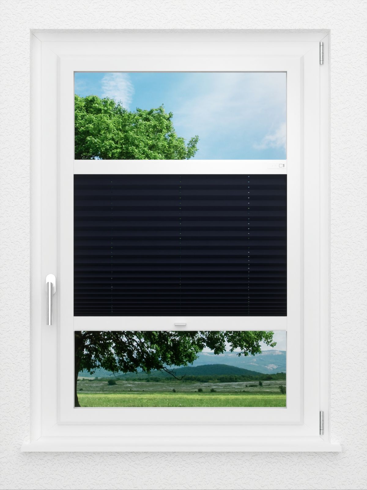 Detailansicht LYSEL HOME Plissee 403A Midnight Brillia