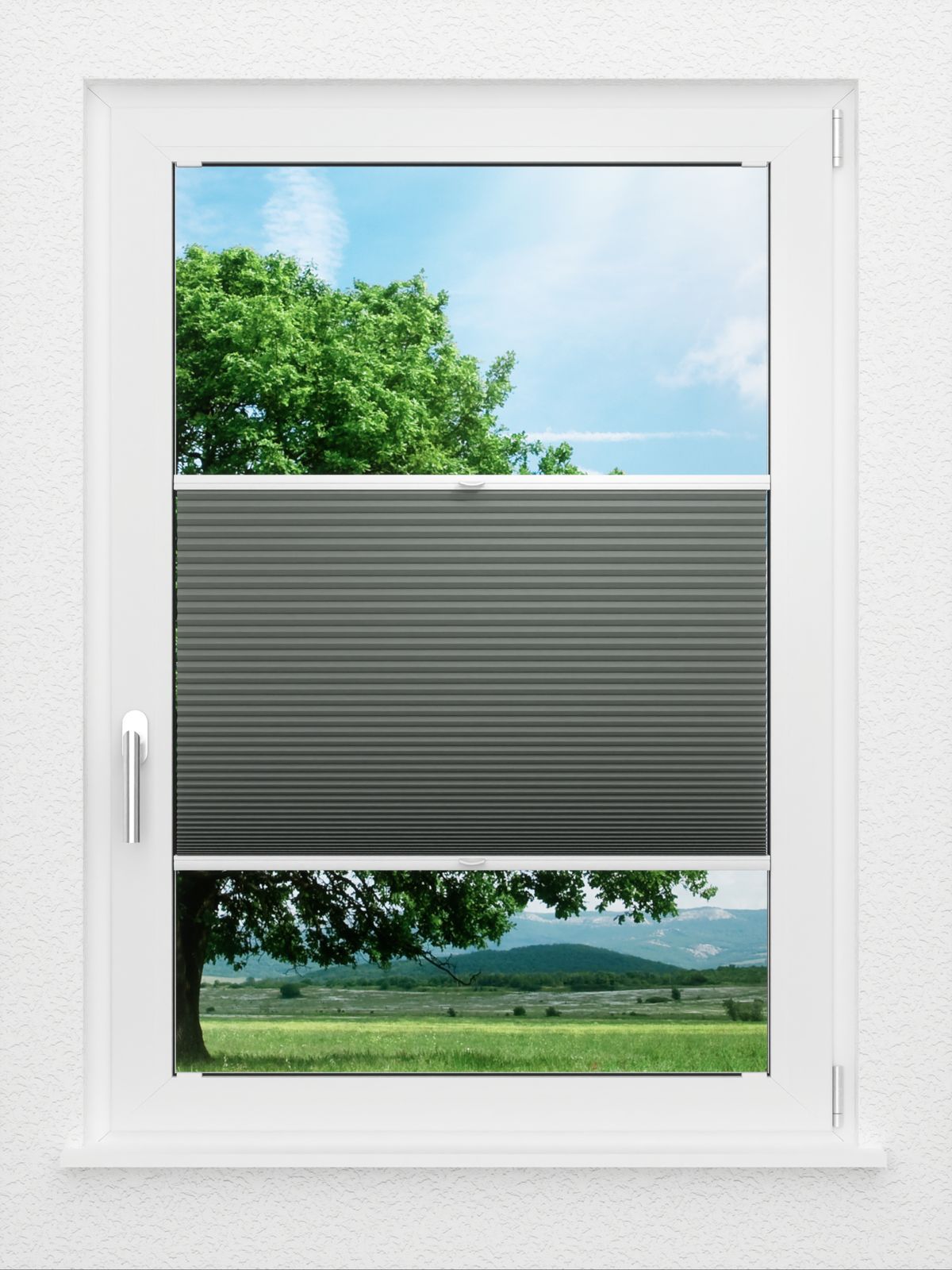 Detailansicht LYSEL HOME Plissee 039A Alba LI Wabe