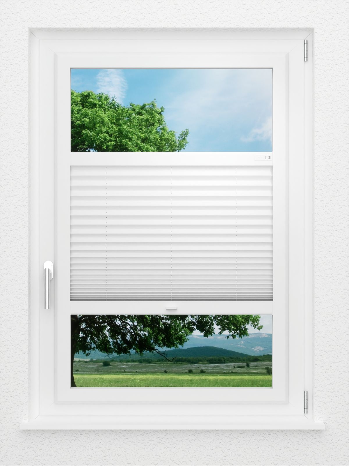 Detailansicht LYSEL HOME Plissé 209B Crêpe Pearl