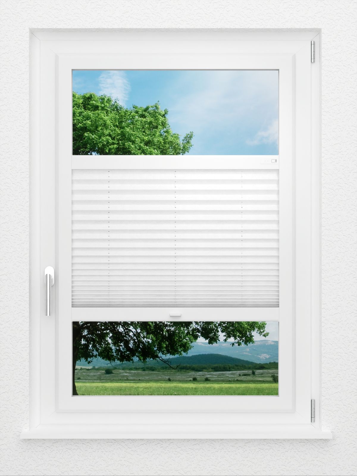 Detailansicht LYSEL HOME Plissé 124B Crush Pearl