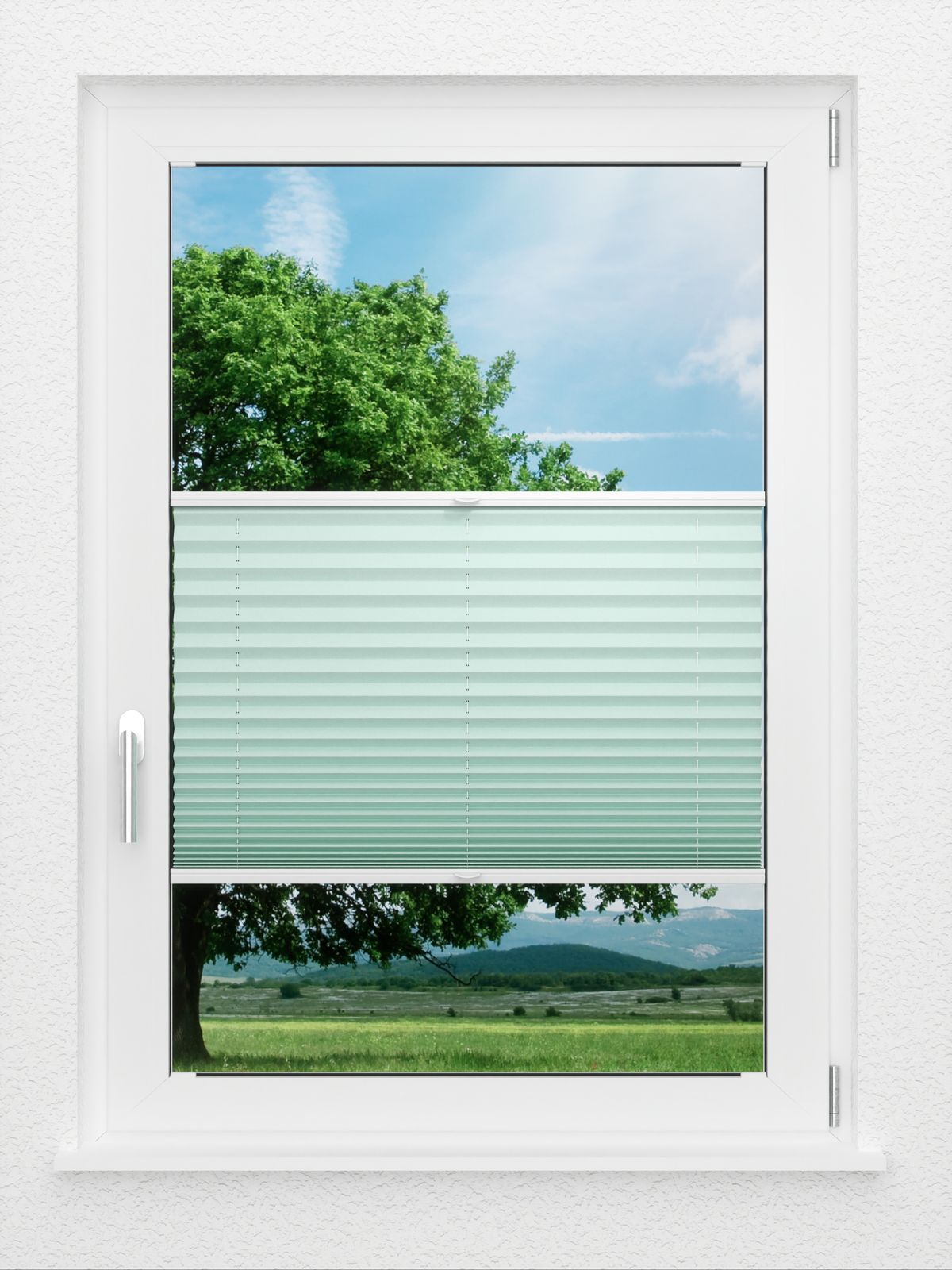 Detailansicht LYSEL HOME Plissee 333A Dark Crepe