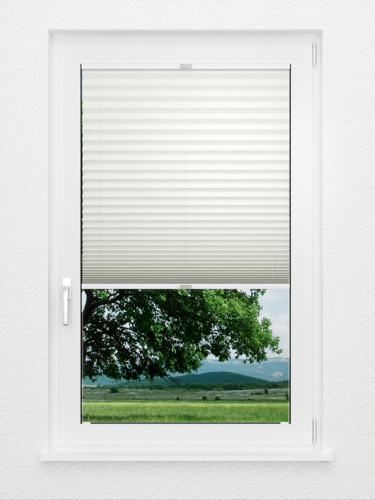 Detailansicht Plissé Crush Perl 01.0403