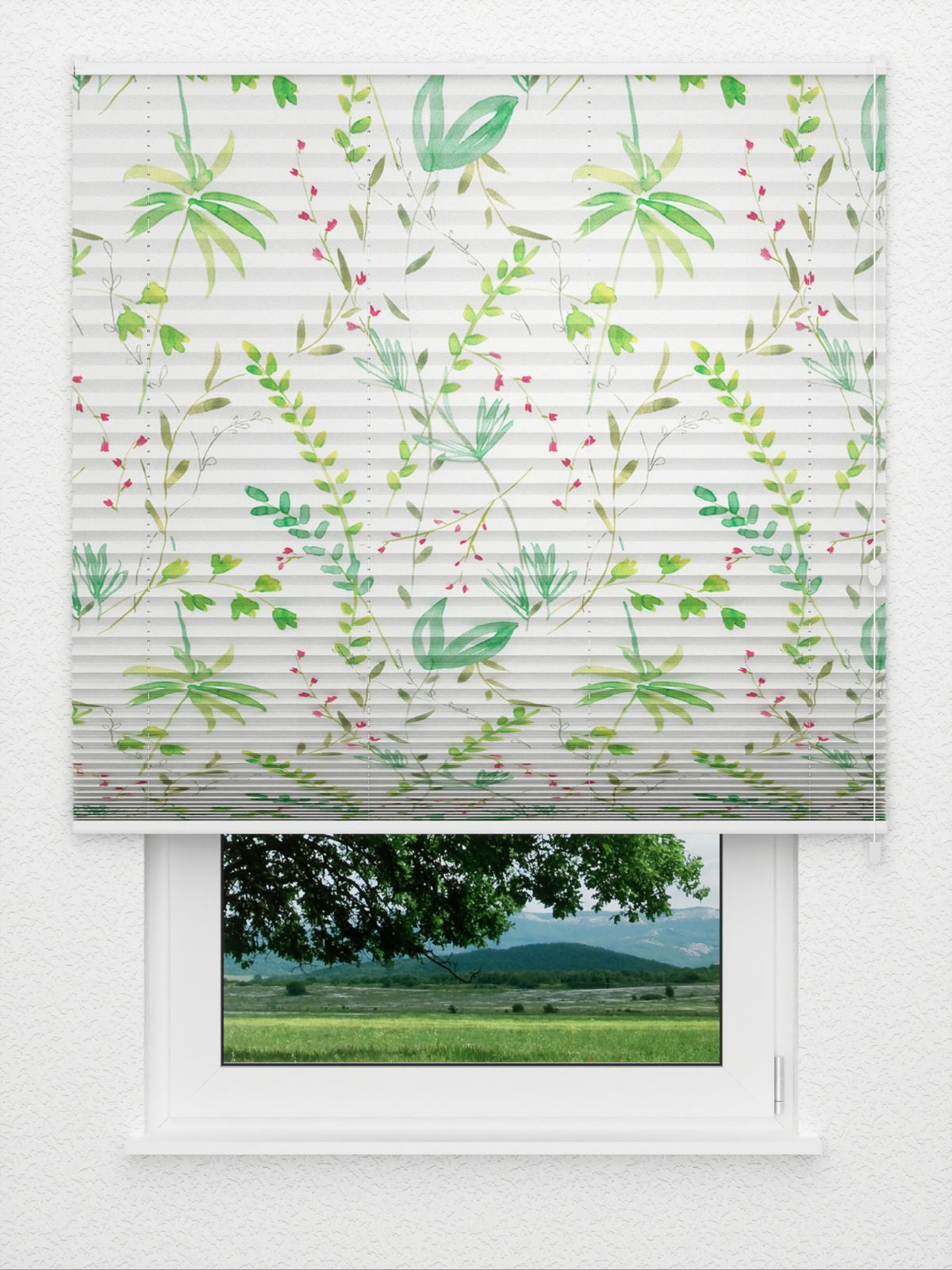 Detailansicht Plissé Green Meadow S 5410.3464