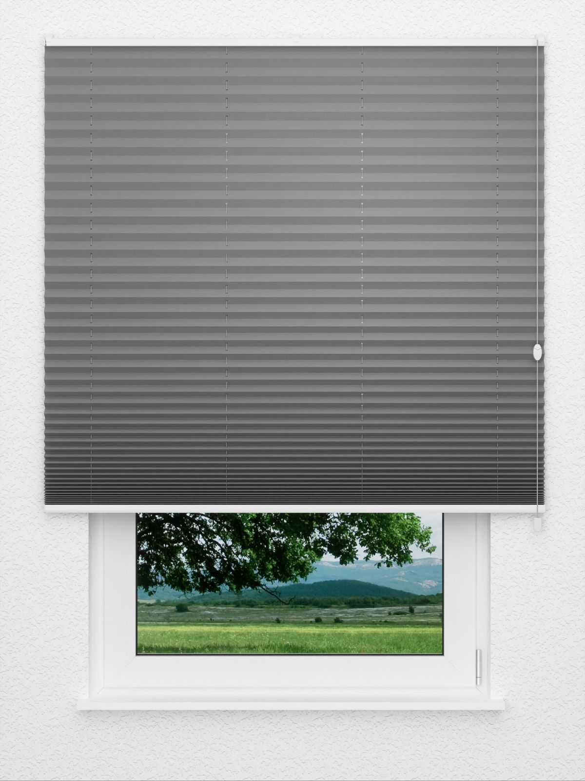 Detailansicht Plissé crêpe Black Out 4119.3463