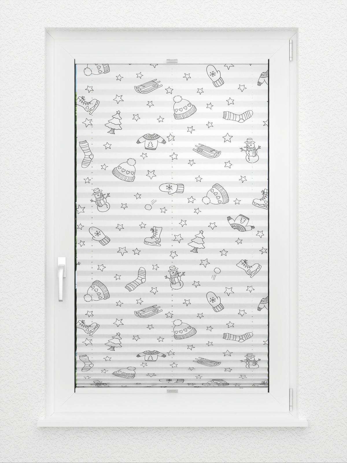 Detailansicht Plissé Winter Fun Screenlight 6901.4165