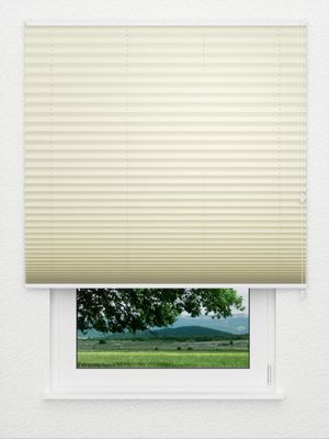 Plissé Crêpe Perl B1 02.0508 Fensteransicht