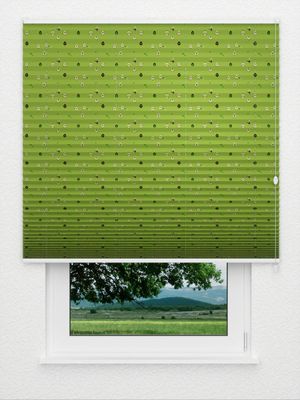 plissé Mouton vert Nuit 4406.1714 Fensteransicht