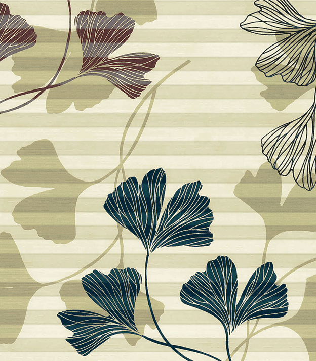 Detailansicht Plissé Ginkgo Nuit 8711.5021