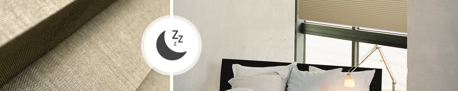 Store plissé pour la chambre à coucher